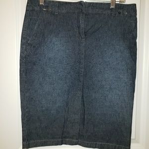 Kenneth Cole Denim Skirt